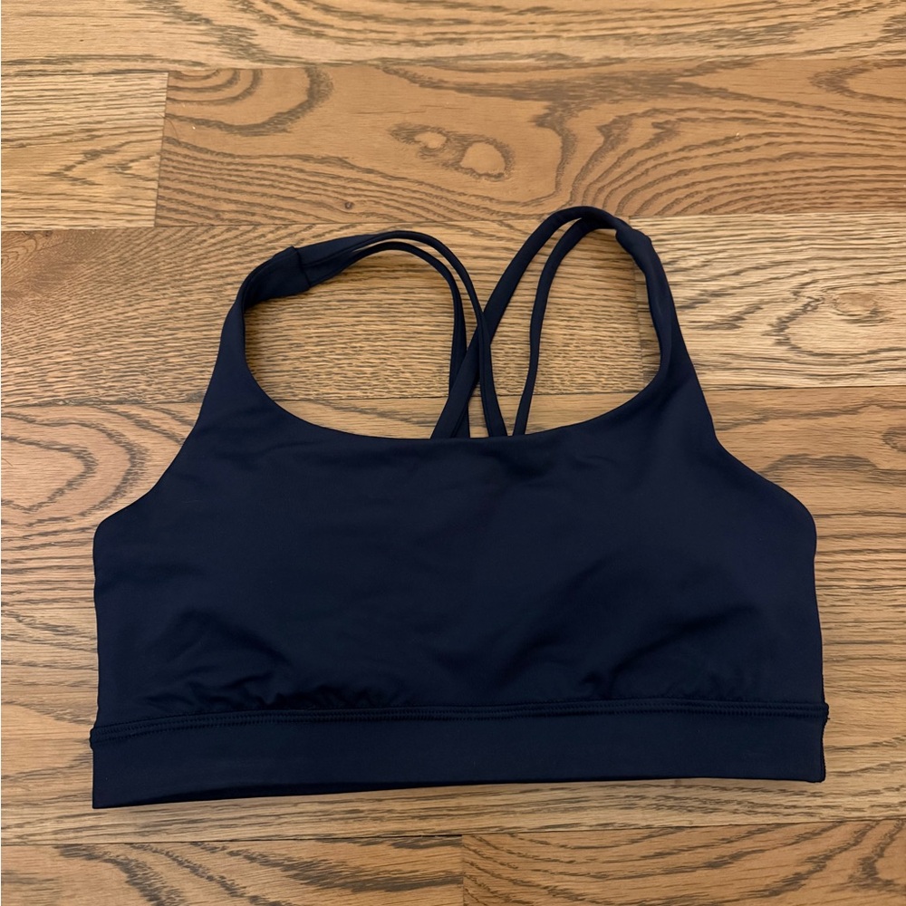 NWOT Lululemon Athletica Navy Strappy Sports Bra